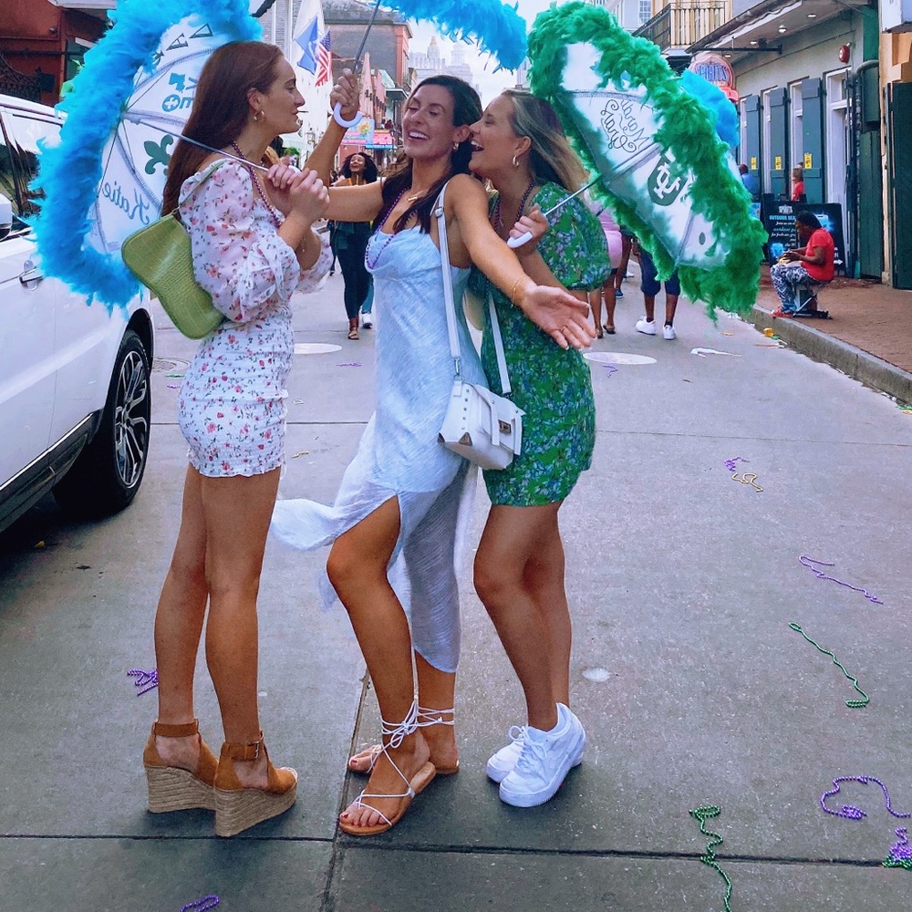 Saints & Secrets blue maxi dress